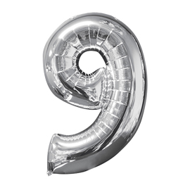 シルバー数字9